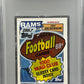 1987 Topps Football Unopened Cello Pack PSA 9 E. Dickerson Top *4016