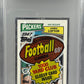 1987 Topps Football Unopened Cello Pack PSA 9 J. Lofton Top *4017