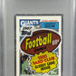 1987 Topps Football Unopened Cello Pack PSA 9 L. Taylor Top *4018