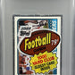 1988 Topps Football Unopened Cello Pack PSA 9 Bo Jackson/Raiders Top *4021