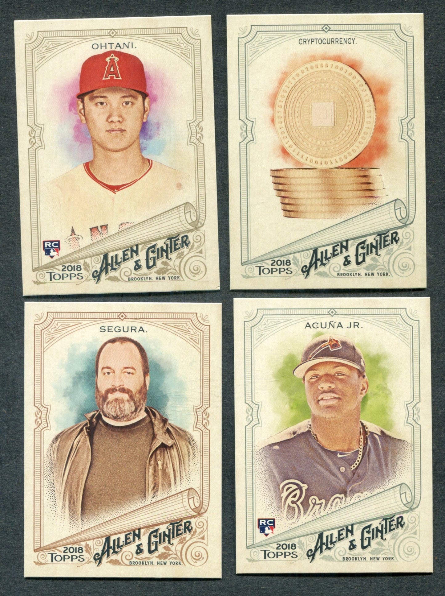 2018 Topps Allen & Ginter Baseball Complete Set (350)