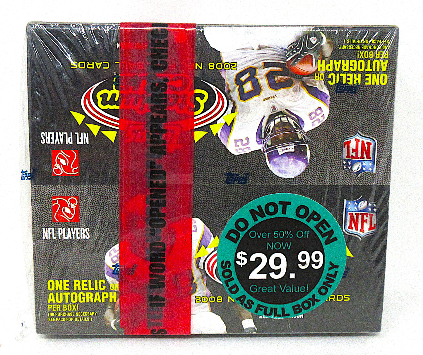 2008 Topps Stadium Club Football Box (Retail) (24/8)