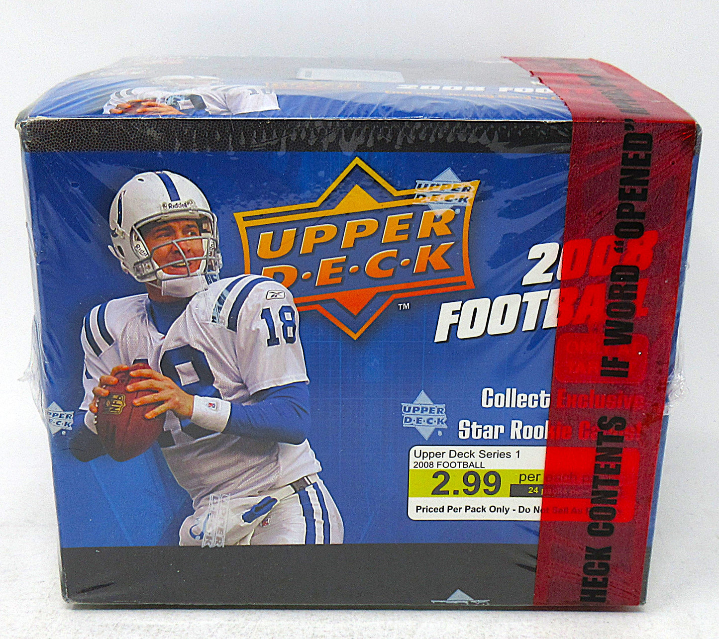 2008 Upper Deck Football Jumbo Box (Retail) (24/18)