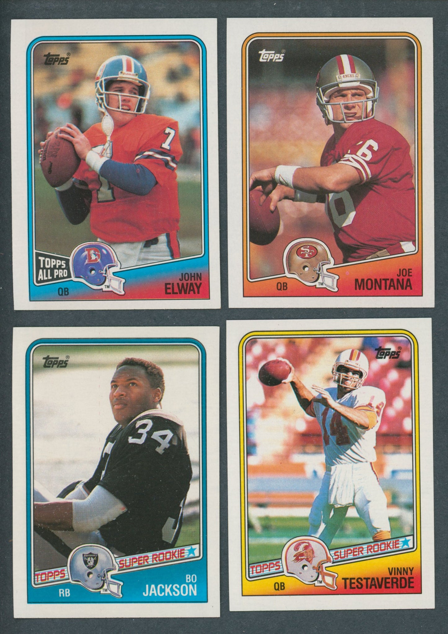 1988 Topps Football Complete Set NM/MT (396) (Set #2) (23-17)