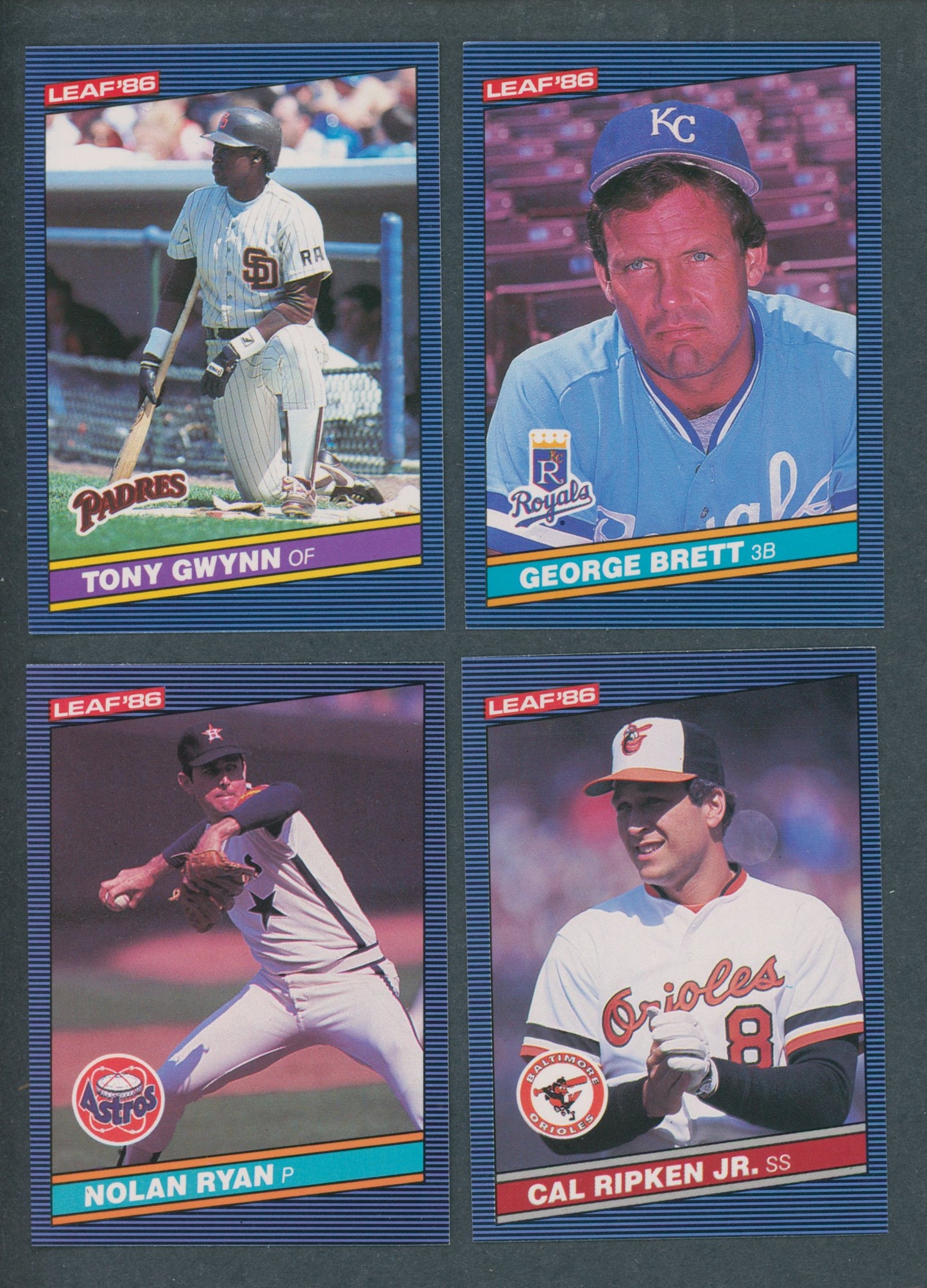 1986 Donruss Leaf Baseball Complete Set NM NM/MT (264) (23-5)