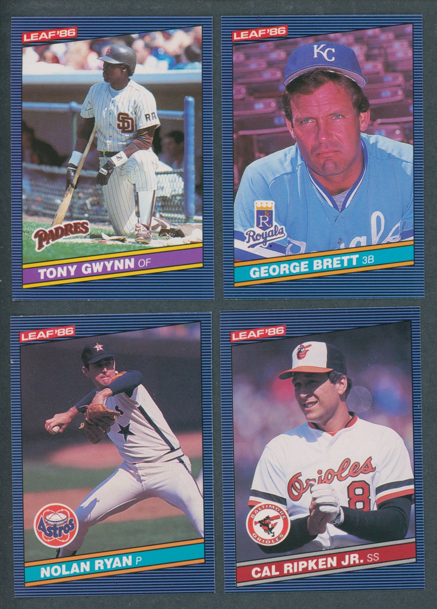 1986 Donruss Leaf Baseball Complete Set NM NM/MT (264) (23-6)