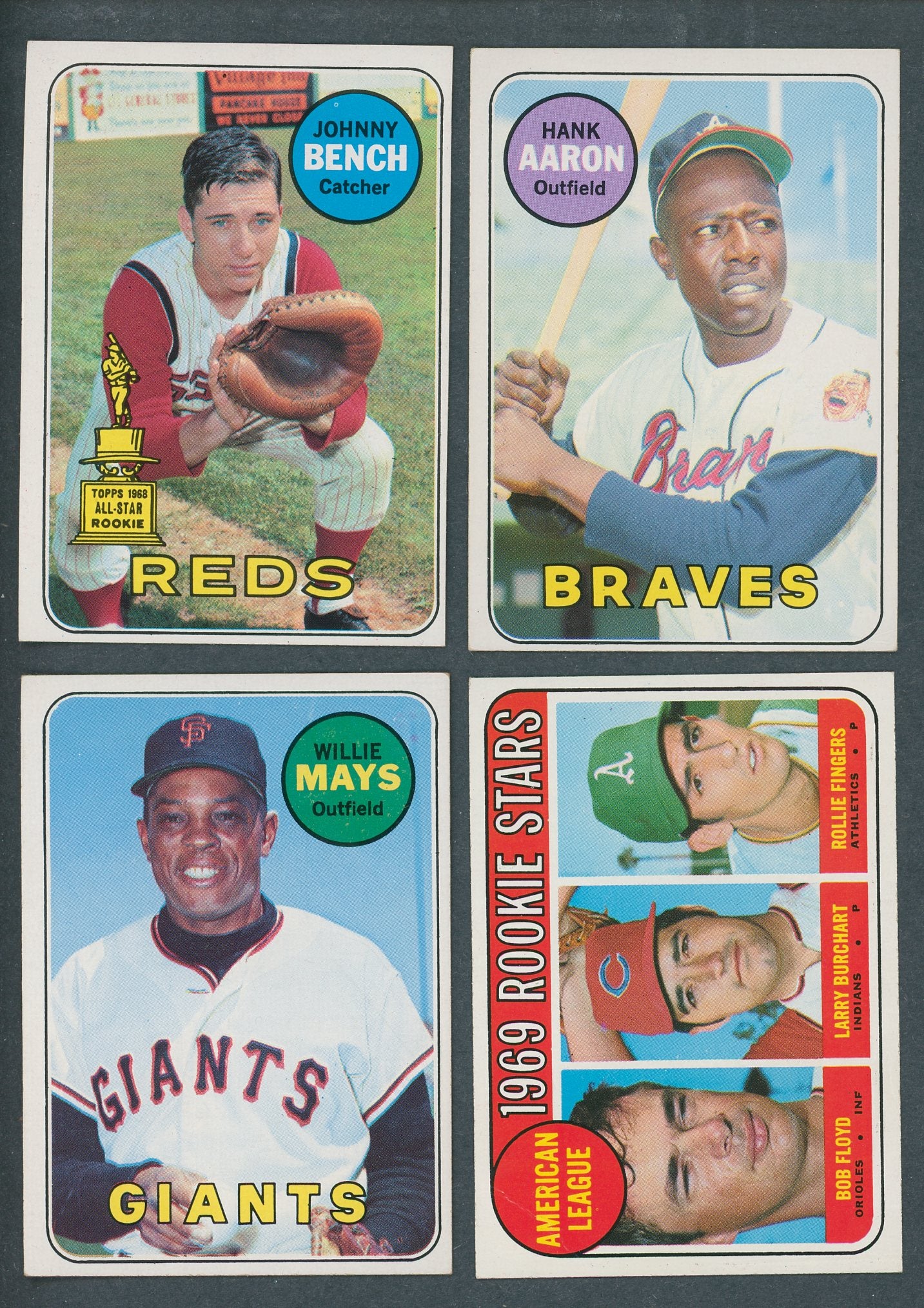 1969 Topps Baseball Complete Set NM (664) (23-63)