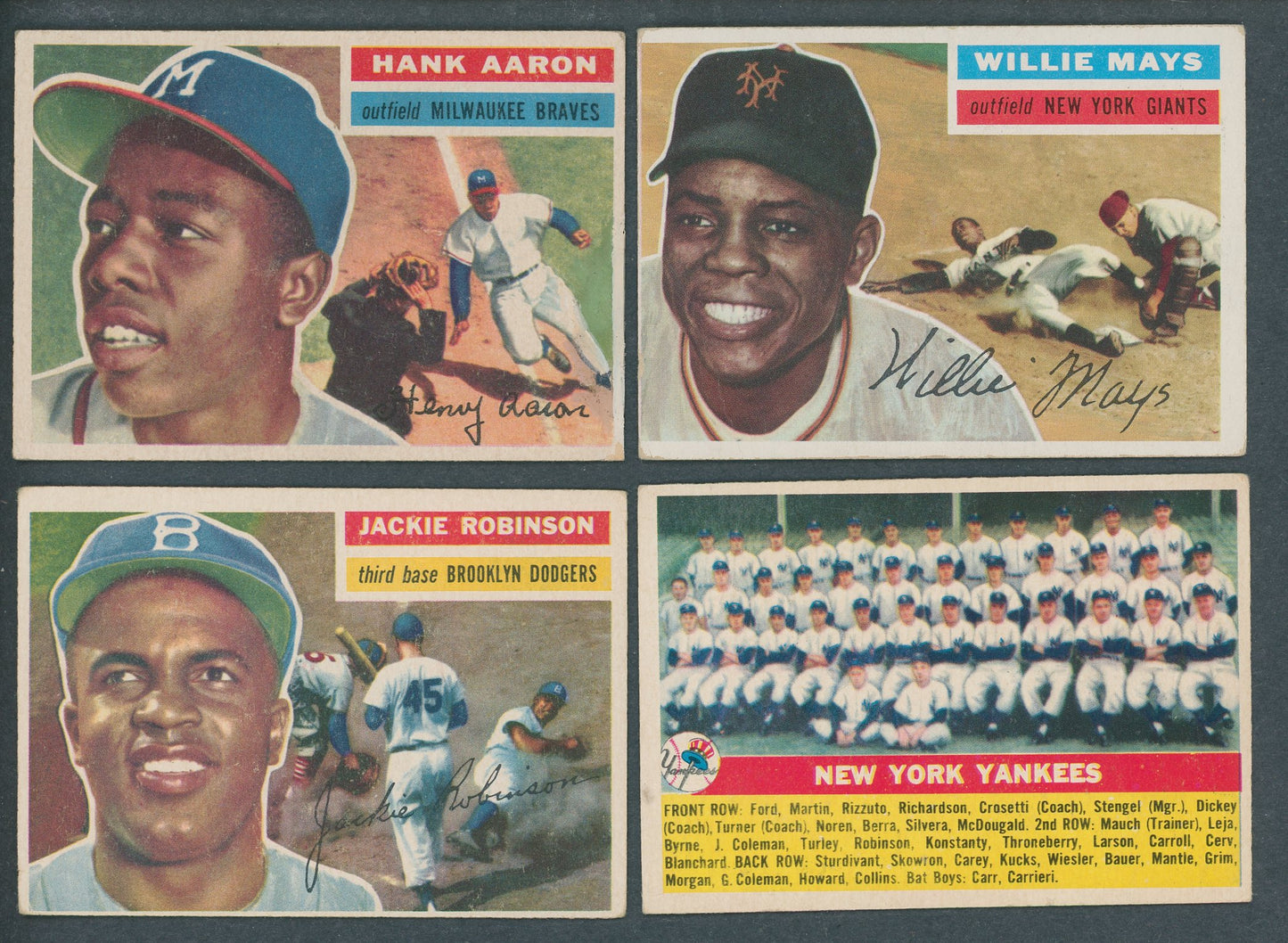 1956 Topps Baseball Complete Set VG EX (342) (w/ Checklists) (23-59)