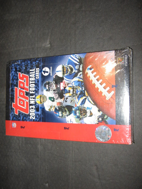 2003 Topps Football 1st Edition Box