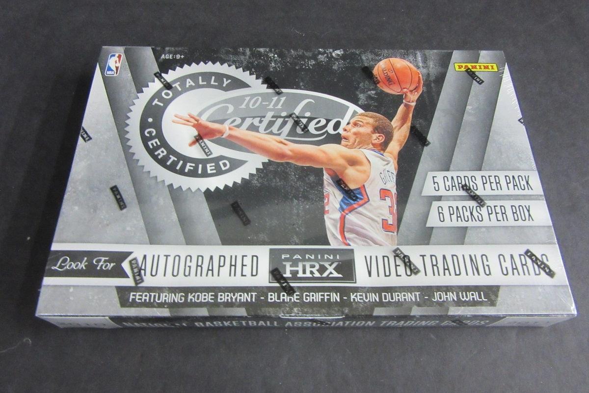 2010/11 Panini Totally Certified Basketball Box (Hobby)