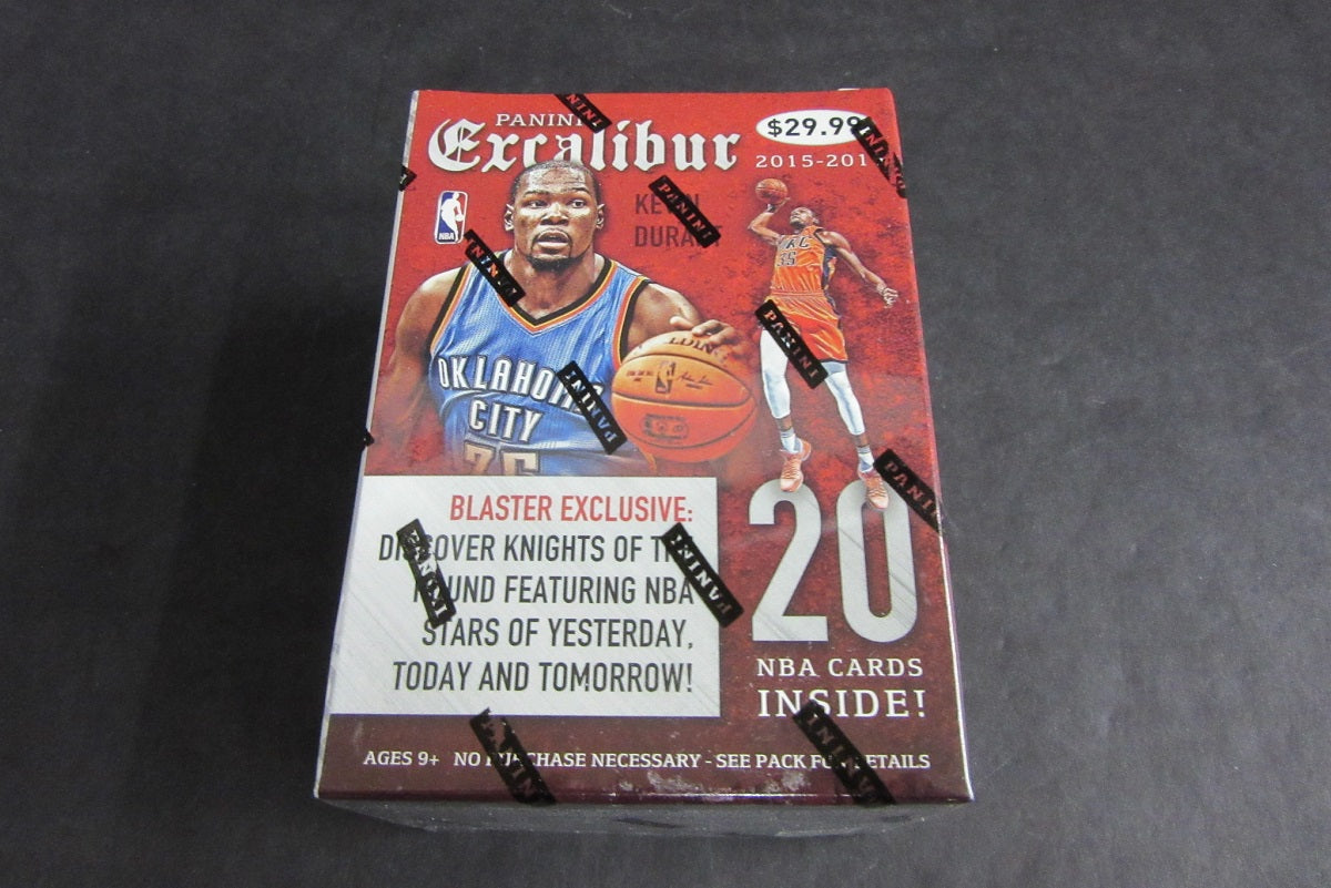 2015/16 Panini Excalibur Basketball Blaster Box (20 cards)