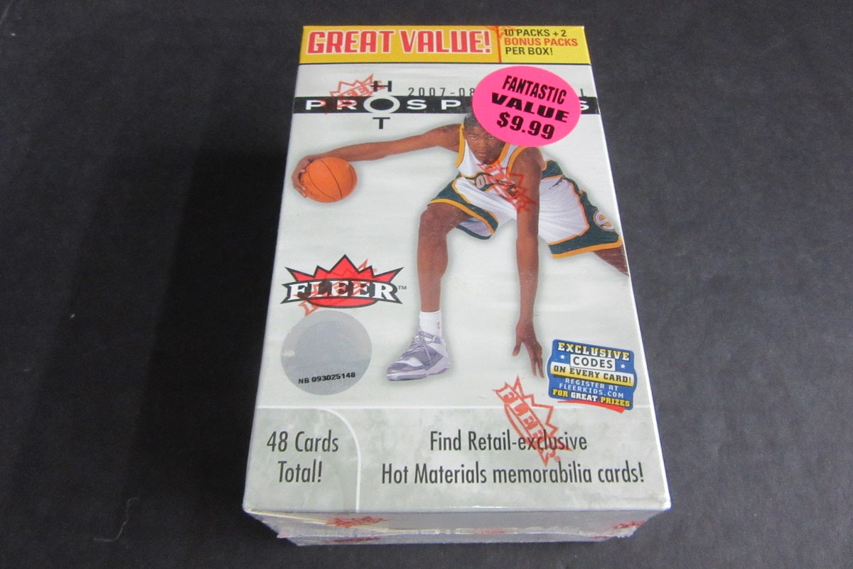 2007/08 Fleer Hot Prospects Basketball Blaster Box (12/4)