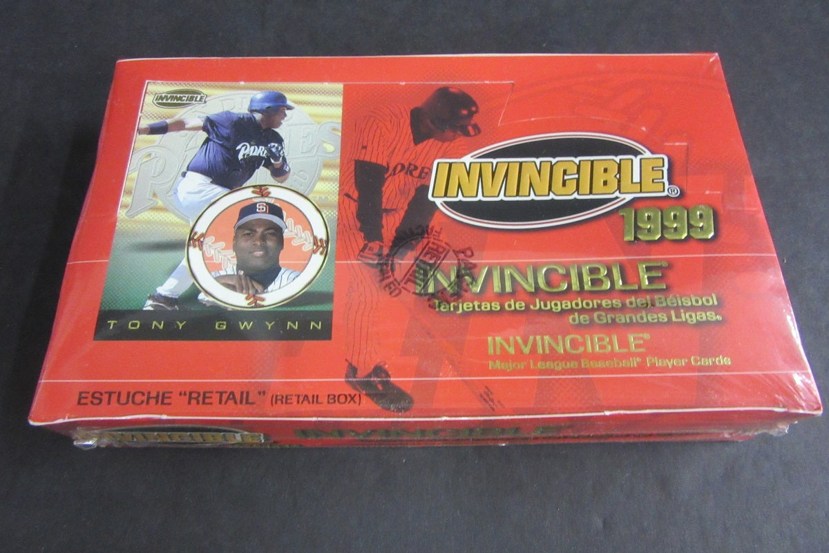 1999 Pacific Invincible Baseball Box (Retail)
