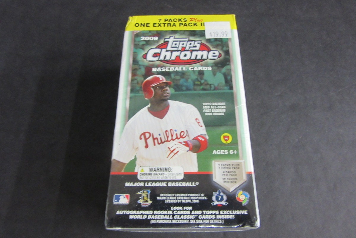 2009 Topps Chrome Baseball Blaster Box (8/4)