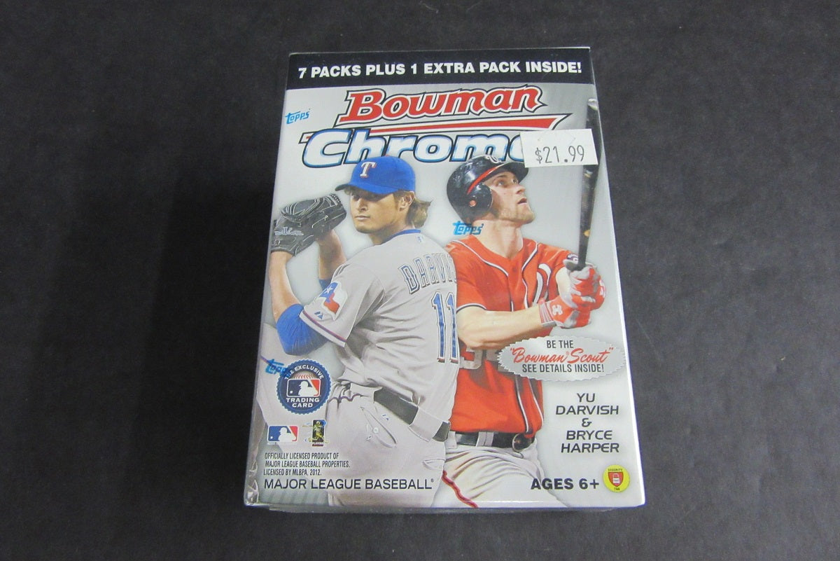 2012 Bowman Chrome Baseball Blaster Box (8/3)