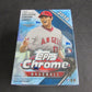 2018 Topps Chrome Baseball Blaster Box (7/4/ plus Bonus pack)