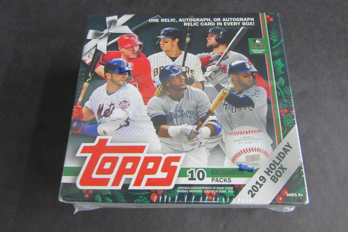 2019 Topps Baseball Holiday Box (10/10)