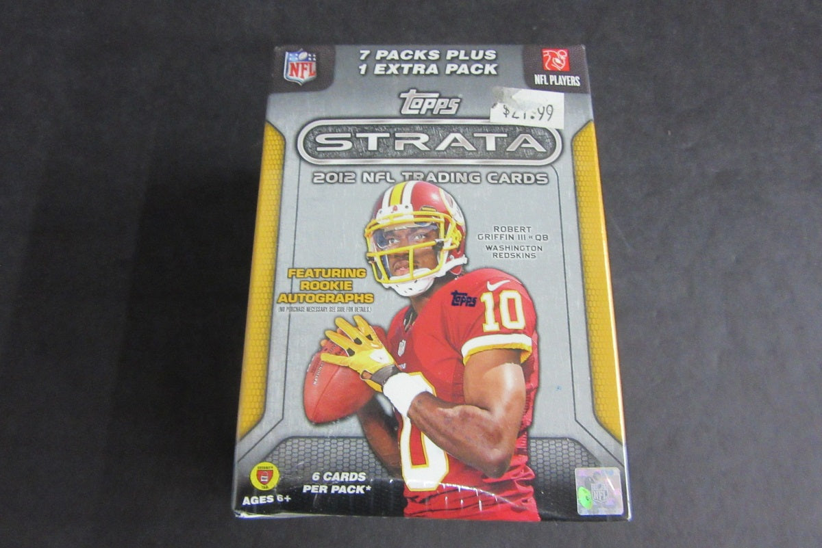 2012 Topps Strata Football Blaster Box (8/6)