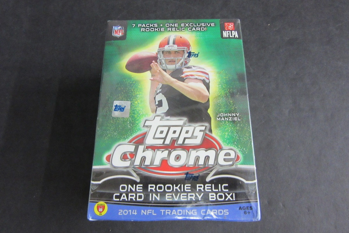 2014 Topps Chrome Football Blaster Box (8/4)