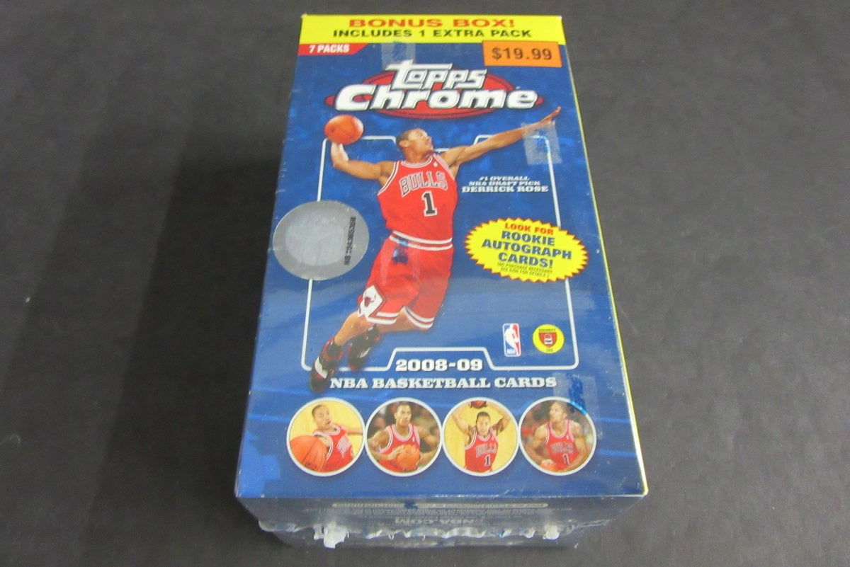 2008/09 Topps Chrome Basketball Blaster Box (8/4)