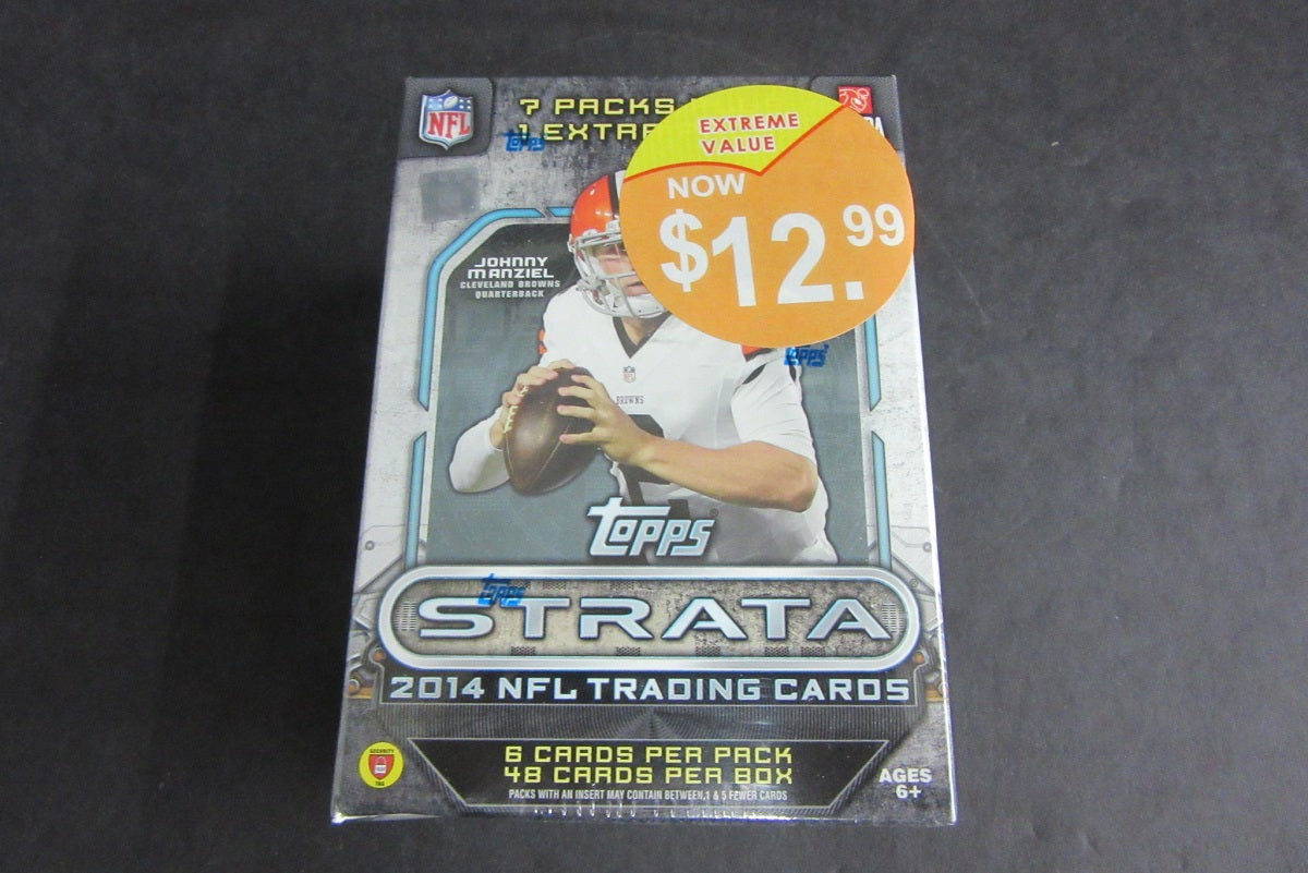 2014 Topps Strata Football Blaster Box (8/6)