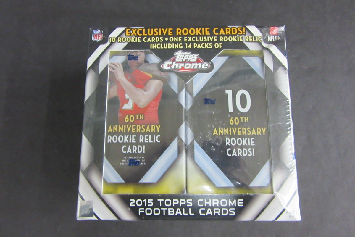 2015 Topps Chrome Football Mega Box (Walmart)