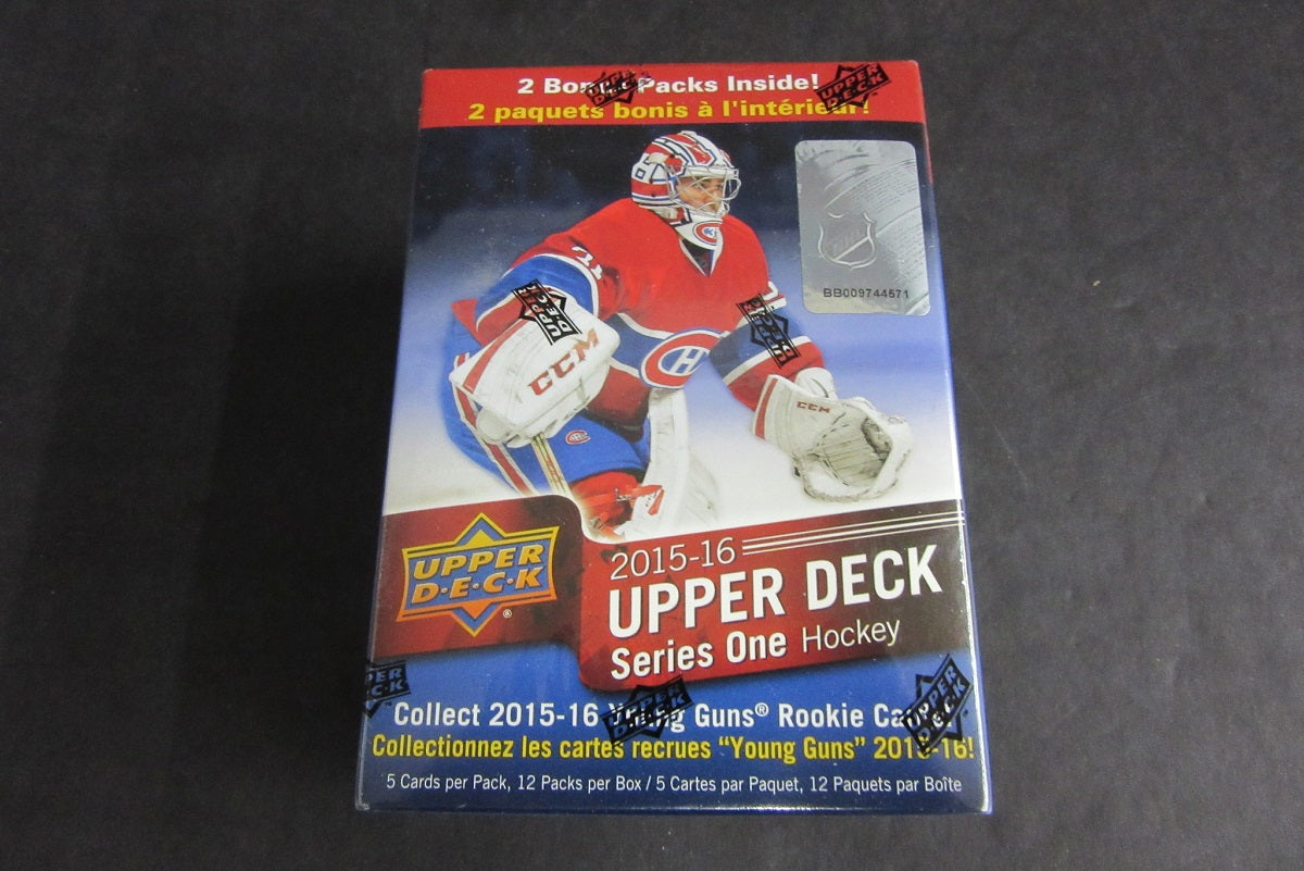2015/16 Upper Deck Hockey Series 1 Blaster Box (12/5)
