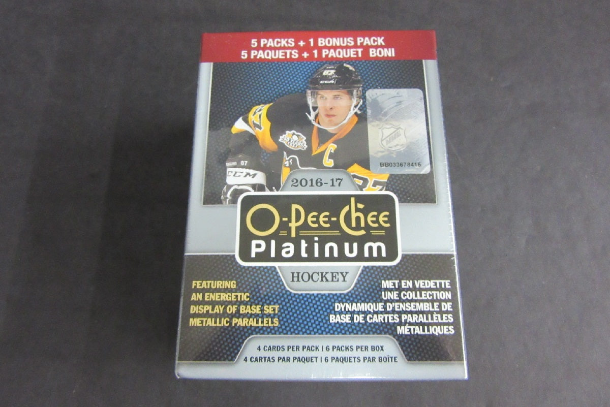2016/17 OPC O-Pee-Chee Platinum Hockey Blaster Box (6/4)