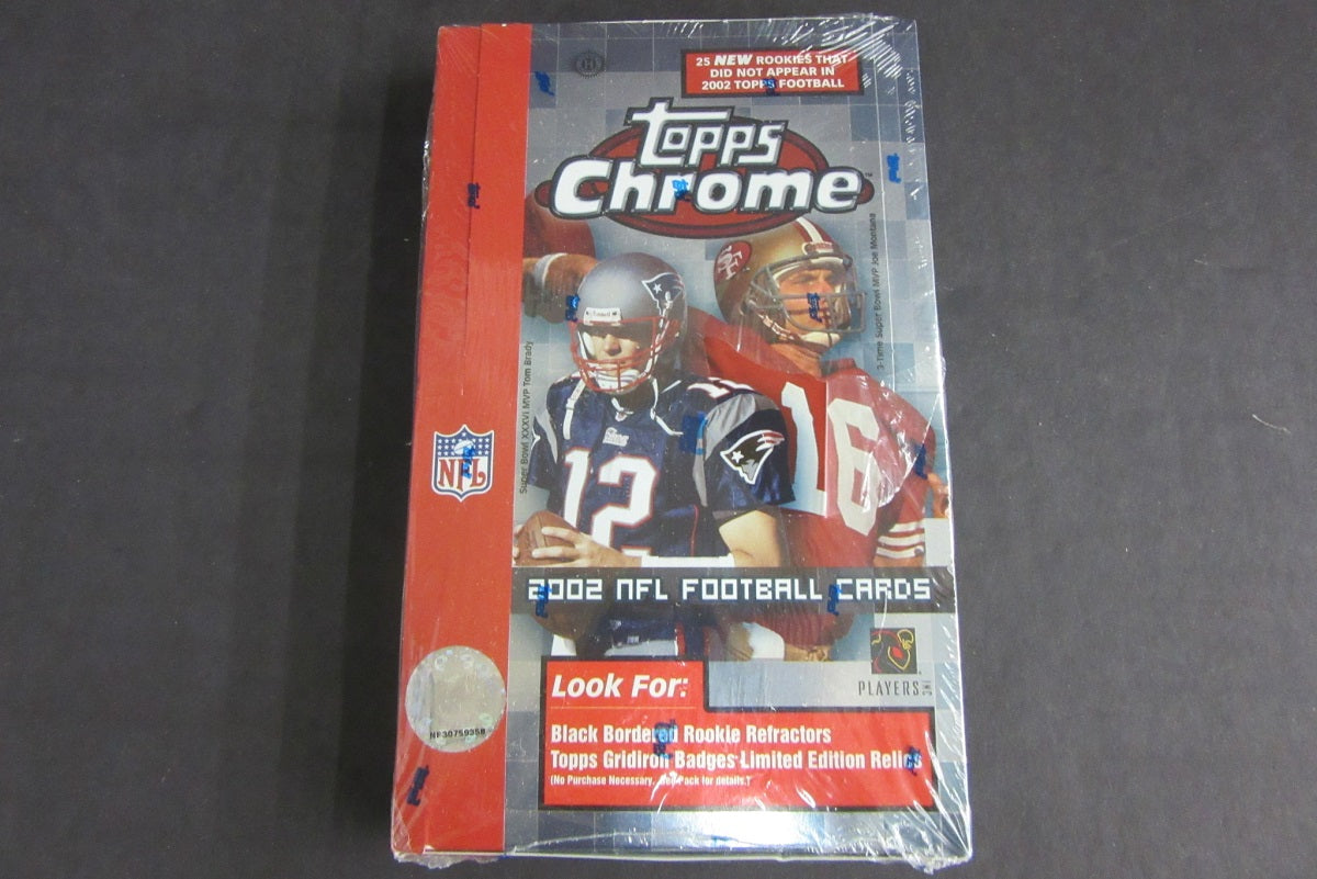 2002 Topps Chrome Football Box (Hobby) (Please Read)