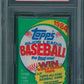1984 Topps Baseball Unopened Wax Pack PSA 10