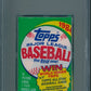 1984 Topps Baseball Unopened Wax Pack PSA 8