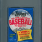 1983 Topps Baseball Unopened Wax Pack PSA 9