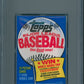 1983 Topps Baseball Unopened Wax Pack PSA 8