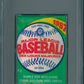 1987 OPC O-Pee-Chee Baseball Unopened Wax Pack PSA 9