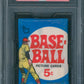 1969 Topps Baseball Unopened Wax Pack PSA 8
