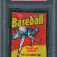 1975 Topps Baseball Unopened Wax Pack PSA 9