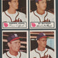 1953 Johnston Cookies Baseball Milwaukee Braves Complete Set EX/MT NM