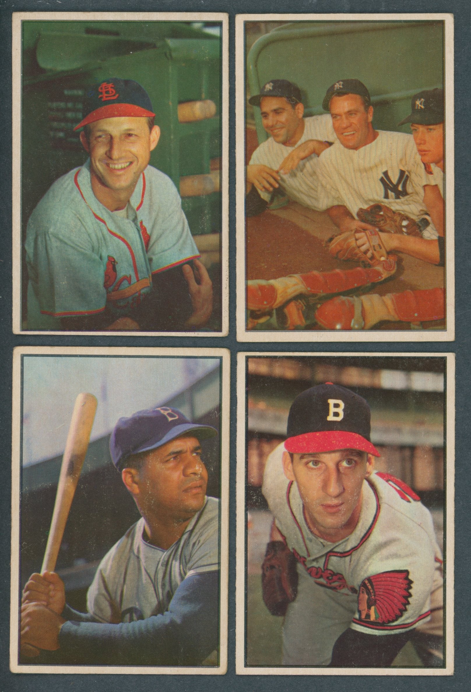 1953 Bowman Color Baseball Near Set (158/160) PR VG