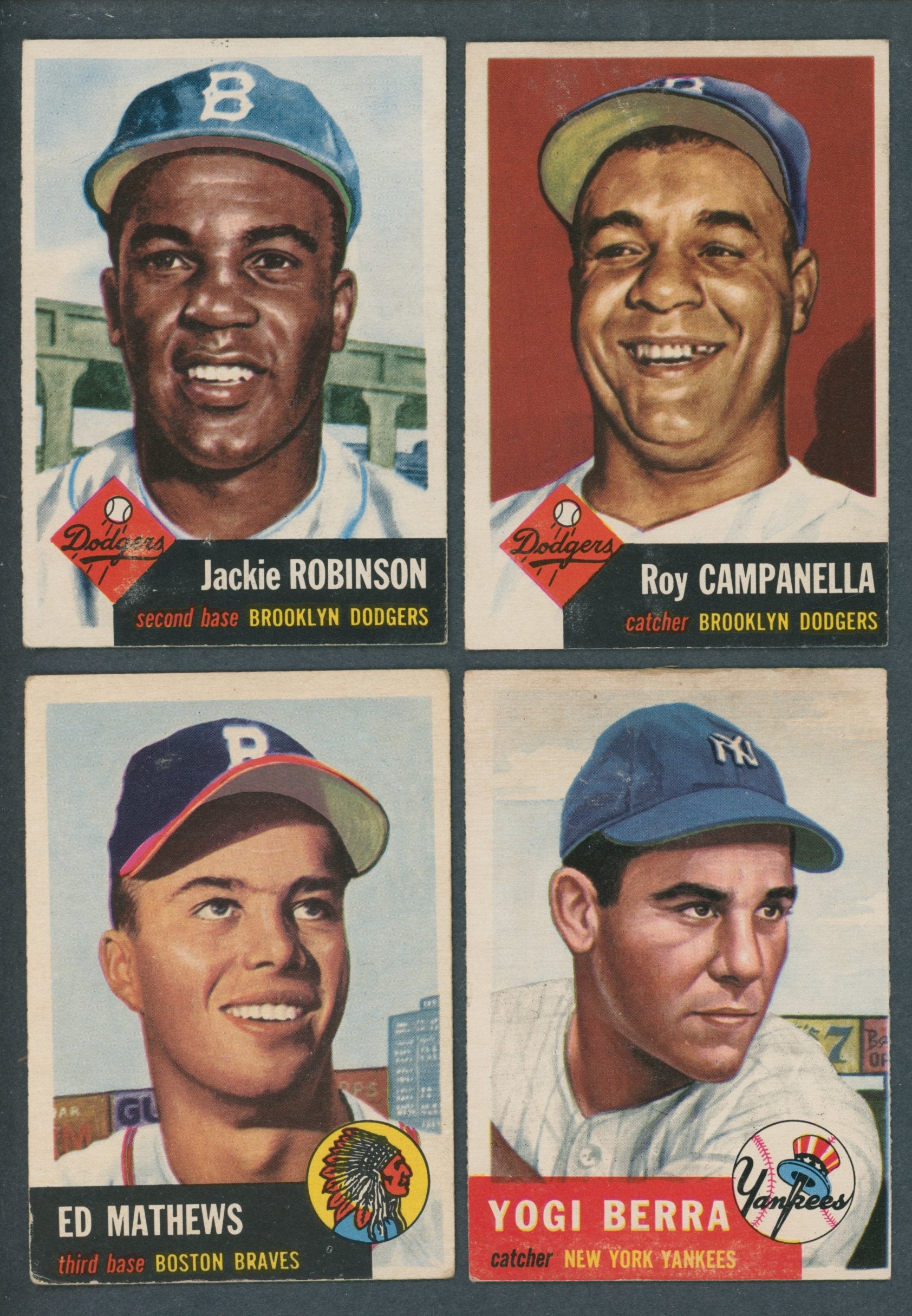 1953 Topps Baseball Near Set (271/74) VG/EX