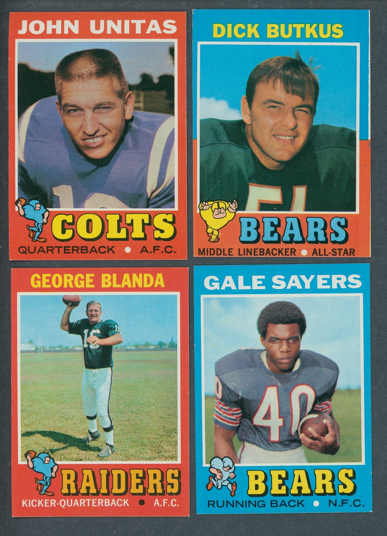 1971 Topps Football Near Set (259/263) NM (#1)