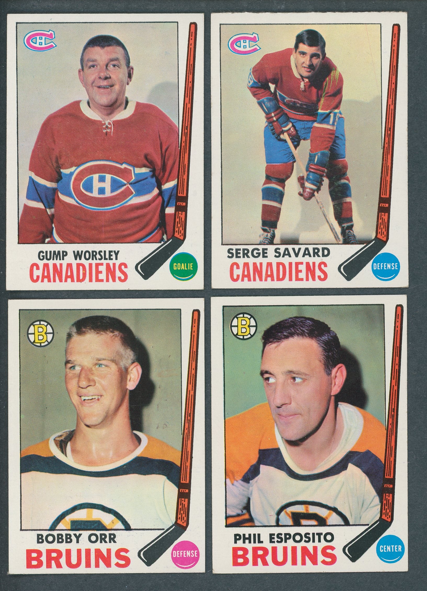 1969/70 Topps Hockey Near Set (131/132) EX/MT (#1)