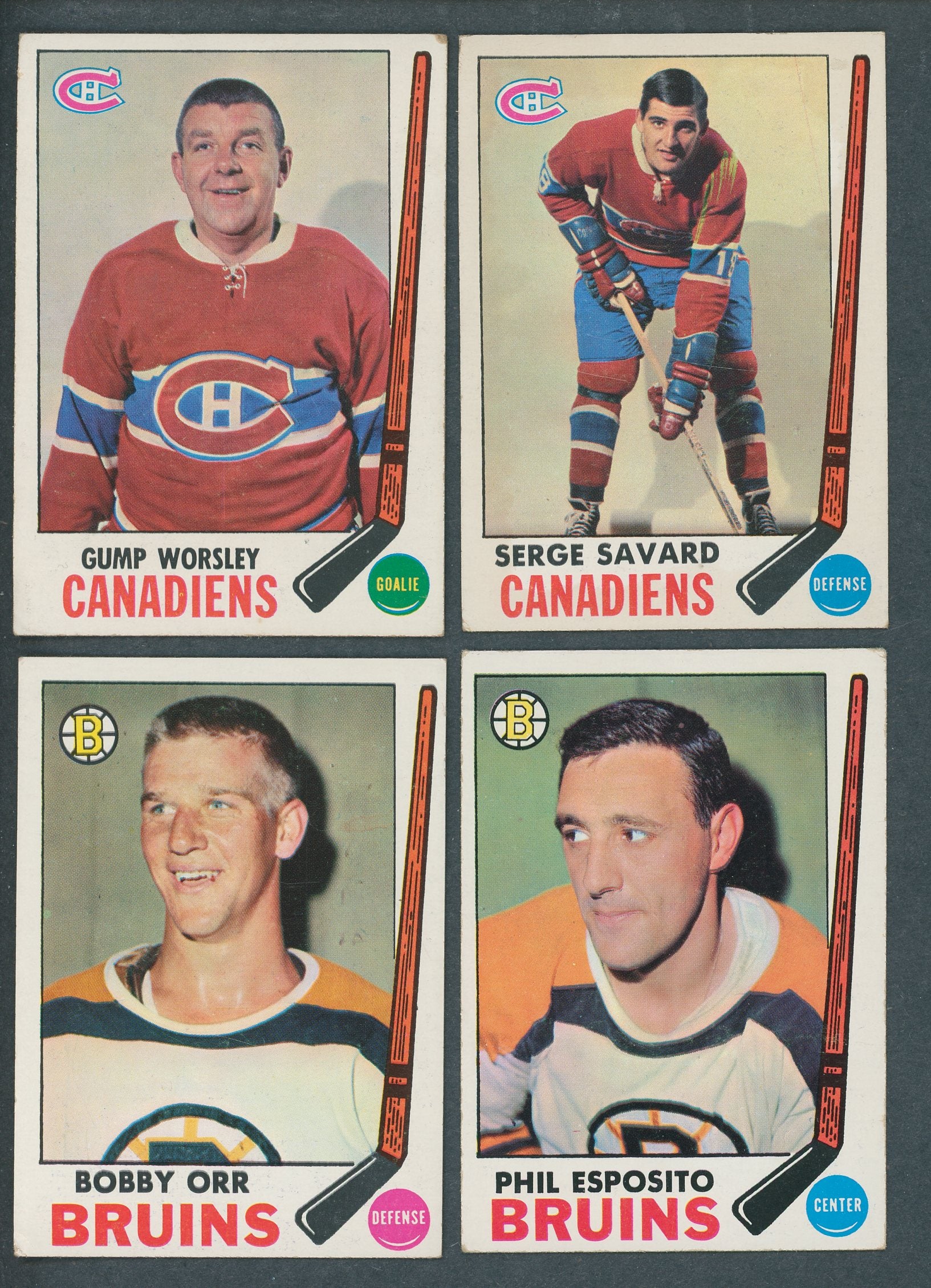 1969/70 Topps Hockey Near Set (131/132) EX (22-018)