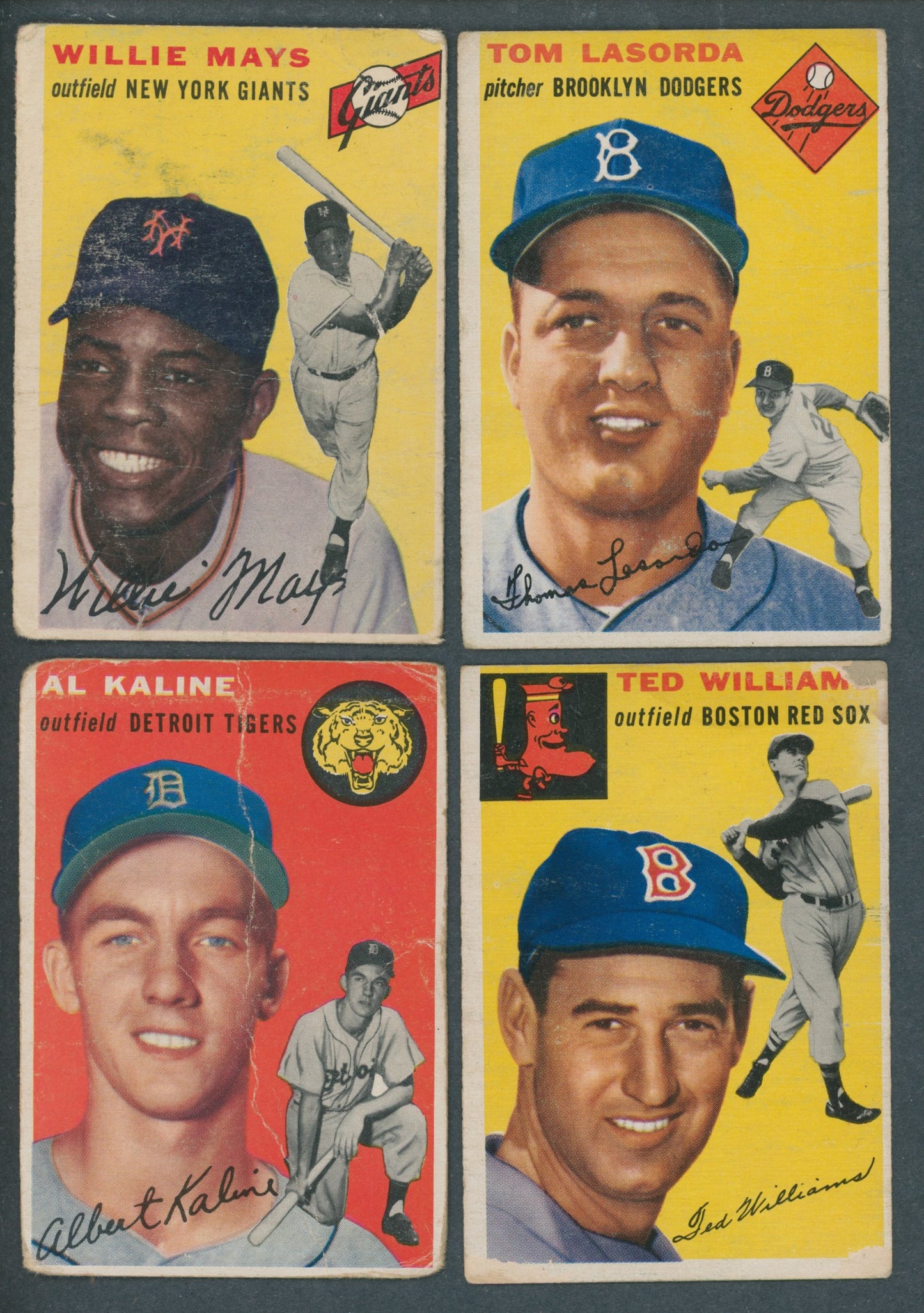 1954 Topps Baseball Near Set (249/250) PR VG
