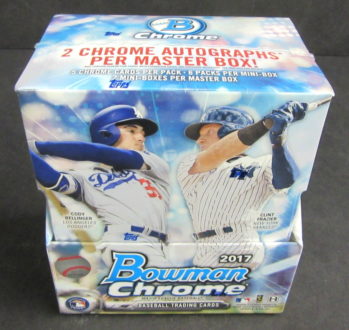 2017 Bowman Chrome Baseball Box (Hobby) (2/6/5)
