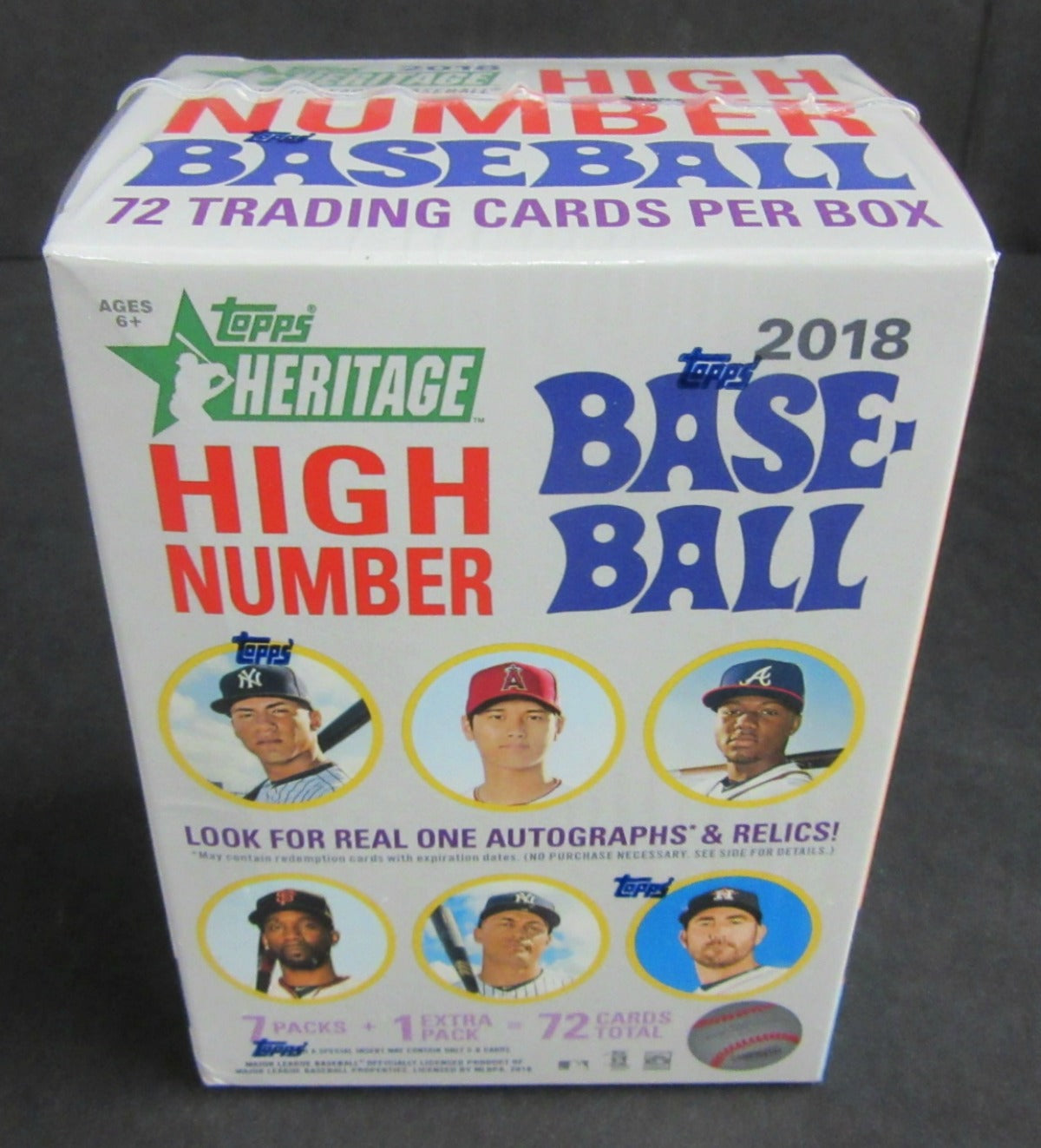 2018 Topps Heritage High Number Baseball Blaster Box (8/9)