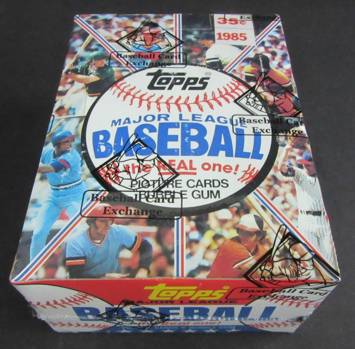 1985 Topps Baseball Wax Box (in 1981 Display) (FASC)