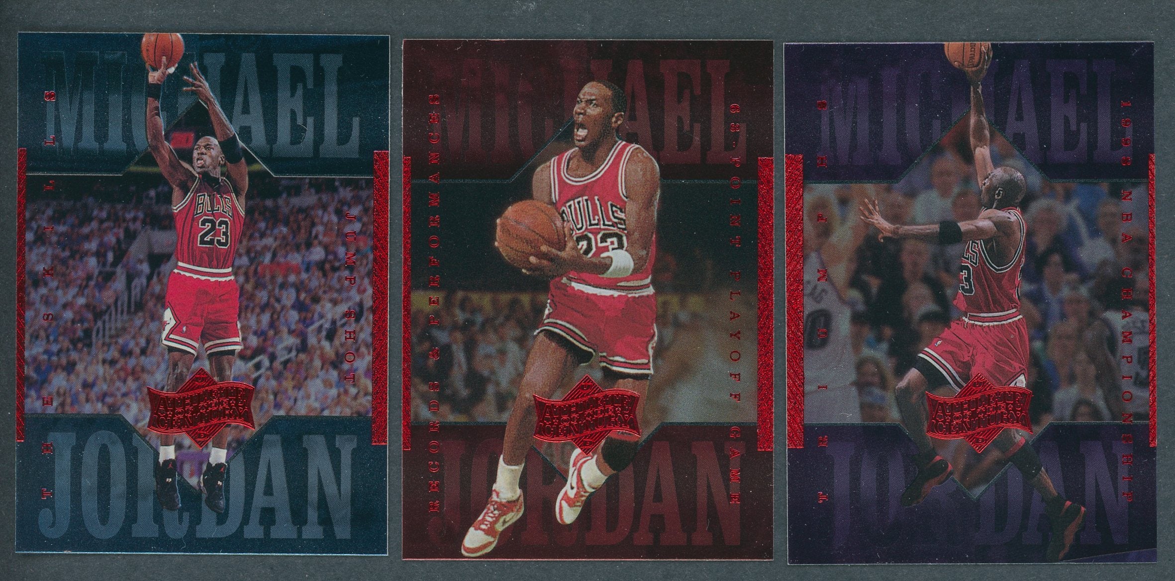 1999/00 Upper Deck Jordan Athlete Of Century Basketball Set