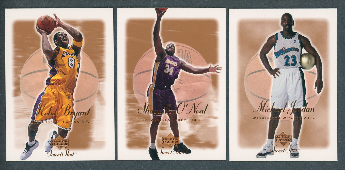 2001/02 Upper Deck Sweet Shot Basketball Base Set