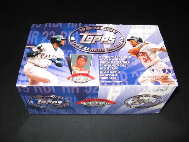 1996 Topps Baseball Series 2 Jumbo Box (Retail) (20/17)