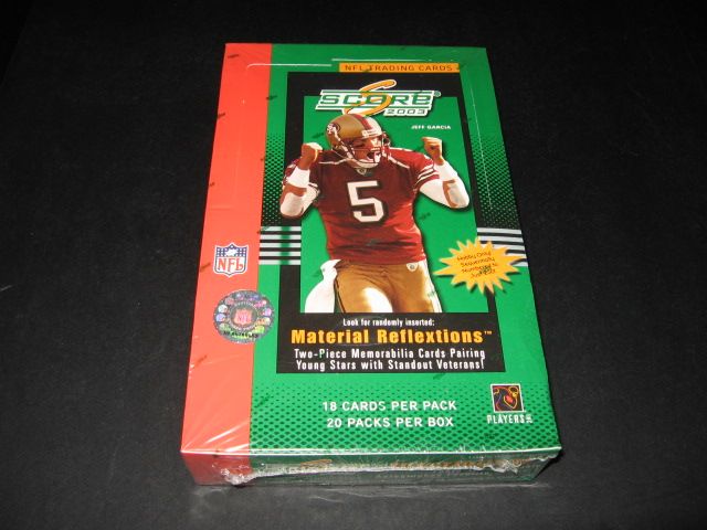 2003 Score Football Box (20/18)